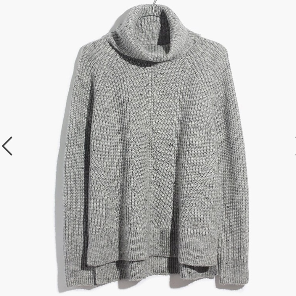 Madewell Donegal Mercer Turtleneck Sweater in Coziest Yarn